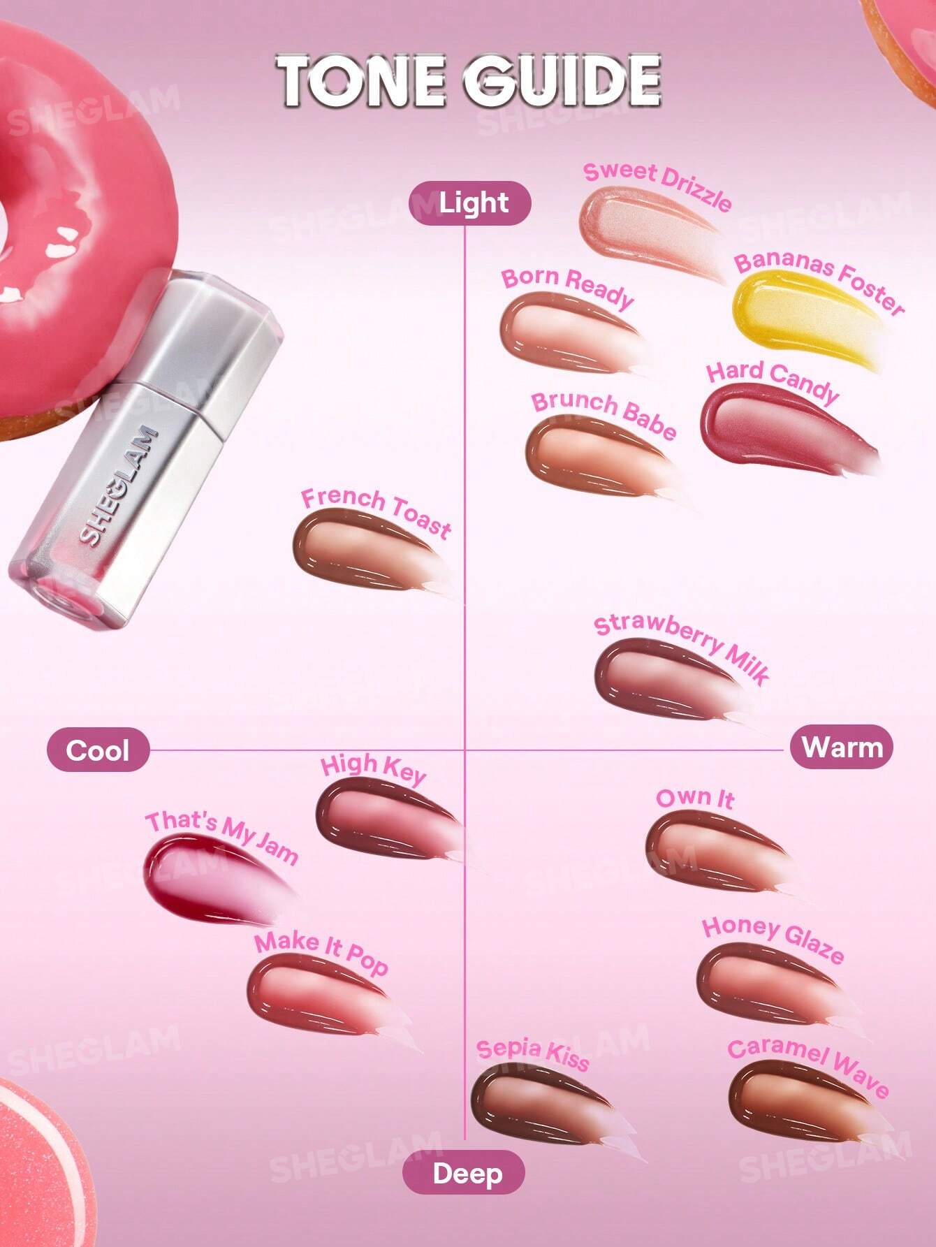 Brillo labial ultraduradero Sheglam Glass Lock Air Brillo Labial