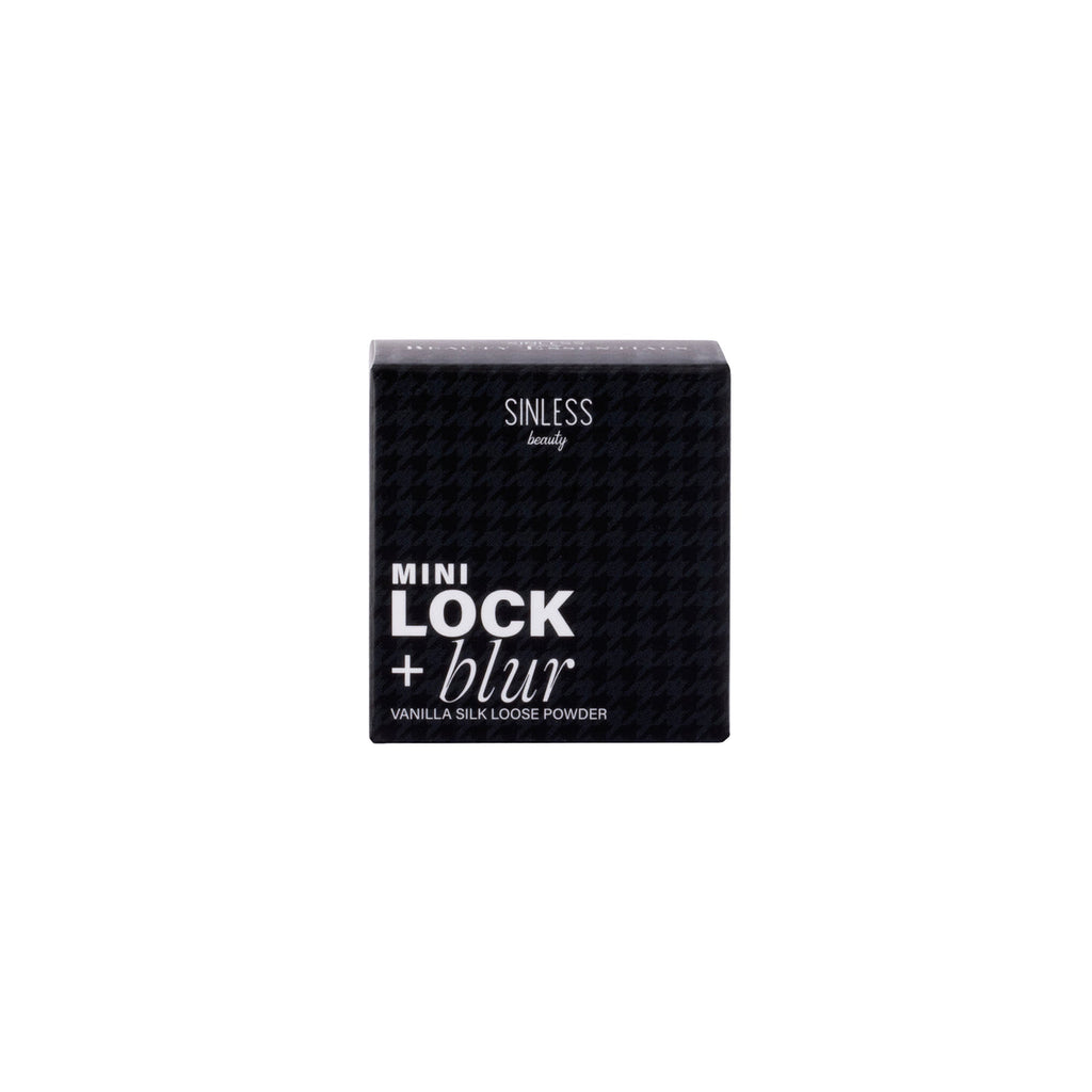Polvo mini translúcido Lock + Blurr Sinless Beauty