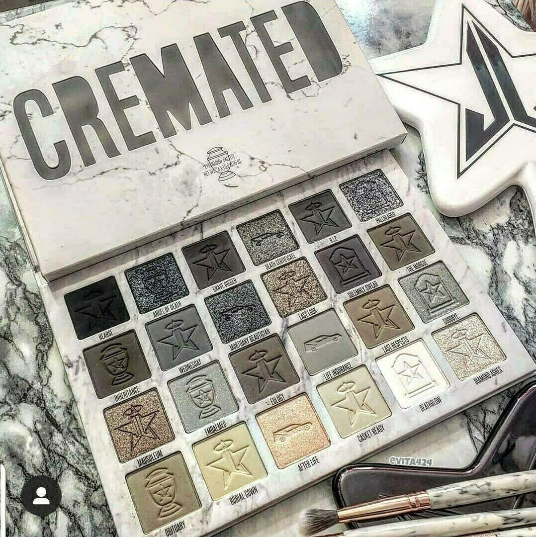 JEFFREE STAR CREMATED PALETA DE SOMBRAS DE OJOS en polvo