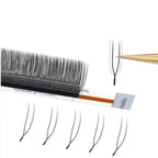 NAGARAKU Air Series 2D Extensiones De Pestañas En Forma De UU Puntas Abiertas Postizas