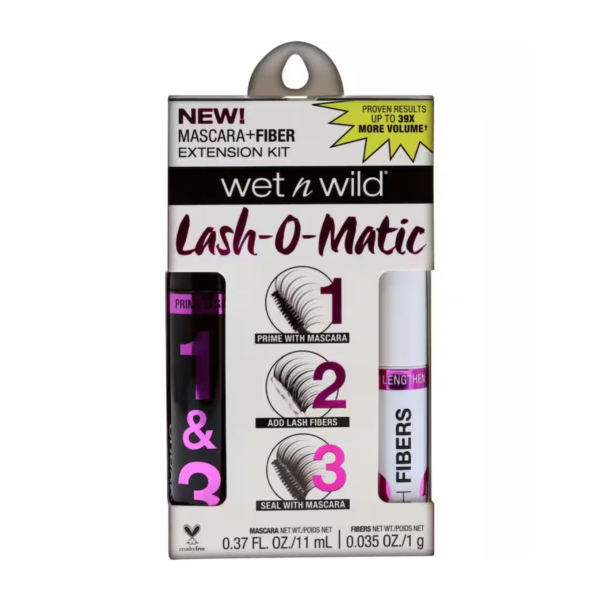 Máscara de pestaña Lash-O-Matic Mascara + Fiber Extension Kit