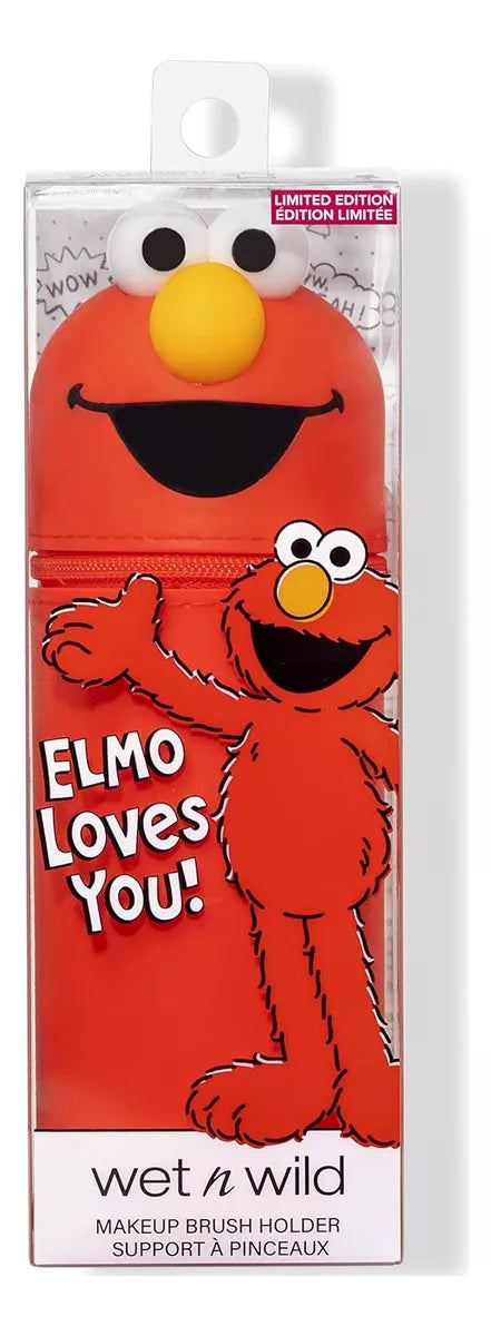 Contenedor de brochas Elmo Loves You wet n wild x sesame street