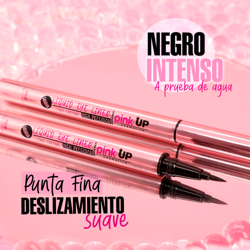 LIQUID EYE LINER HIGH PRECISION Delineador liquido en plumon Pink  UP