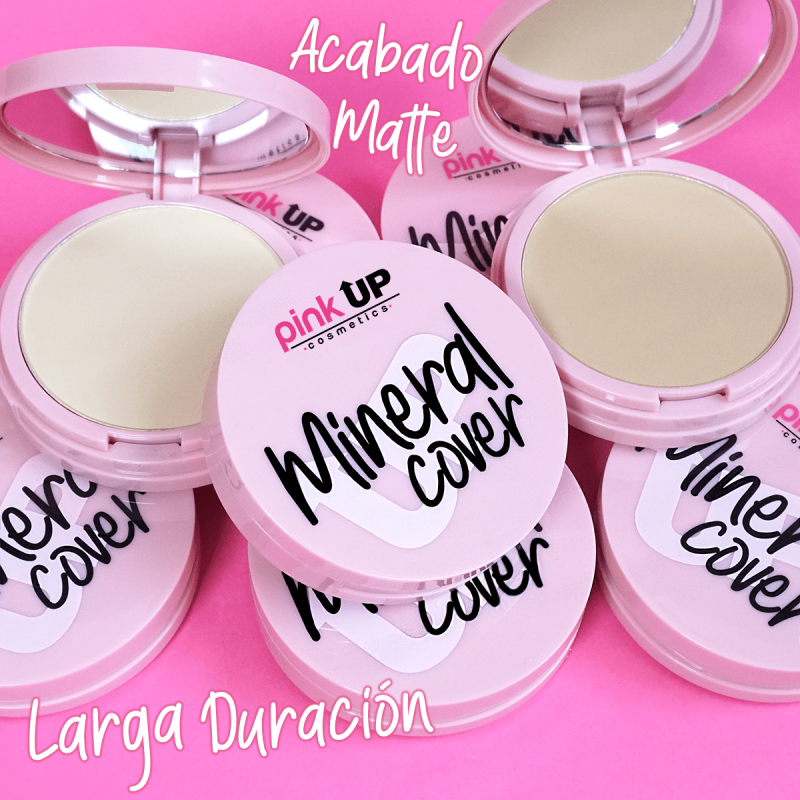 Maquillaje en polvo Mineral cover Pink up