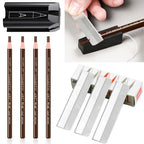 Kit de lapices para diseño de cejas con navajas y afilador
