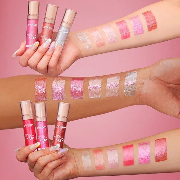 Glitter Up Lip Gloss Pink up