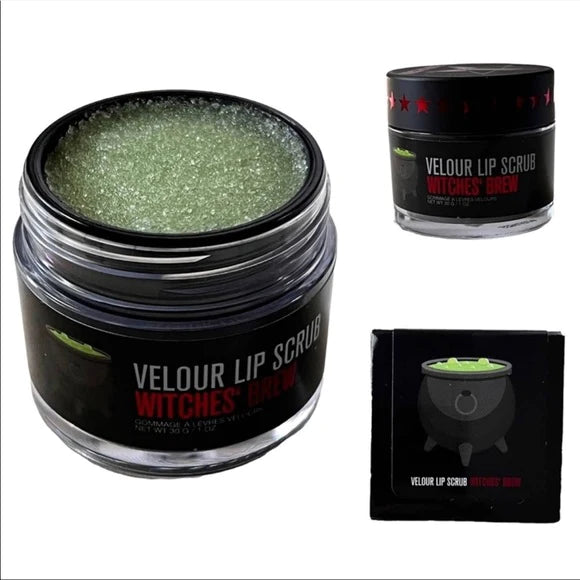 JEFFREE STAR VELOUR LIP SCRUB WITCHES BREW