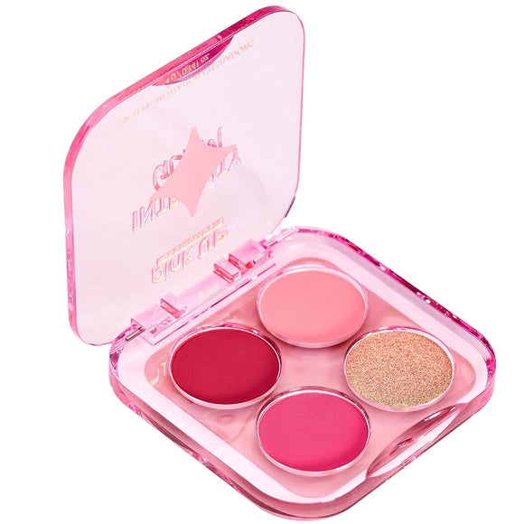 Sombras para ojos Intensity Glam Pink up cuarteto de sombras