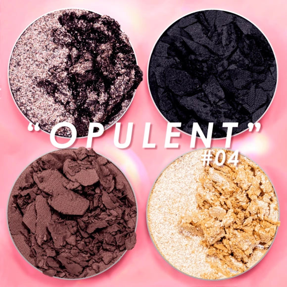 Sombras para ojos Intensity Glam Pink up cuarteto de sombras