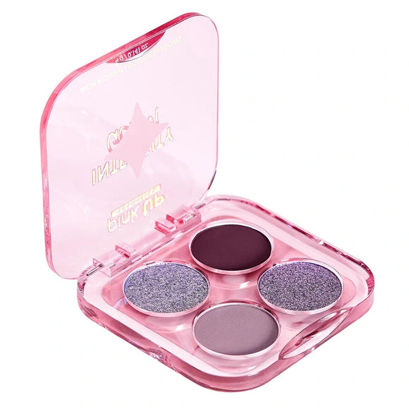 Sombras para ojos Intensity Glam Pink up cuarteto de sombras
