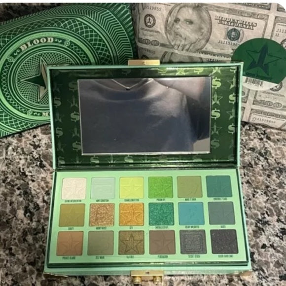 JEFFREE STAR BLOOD MONEY PALETA DE SOMBRAS DE OJOS en polvo