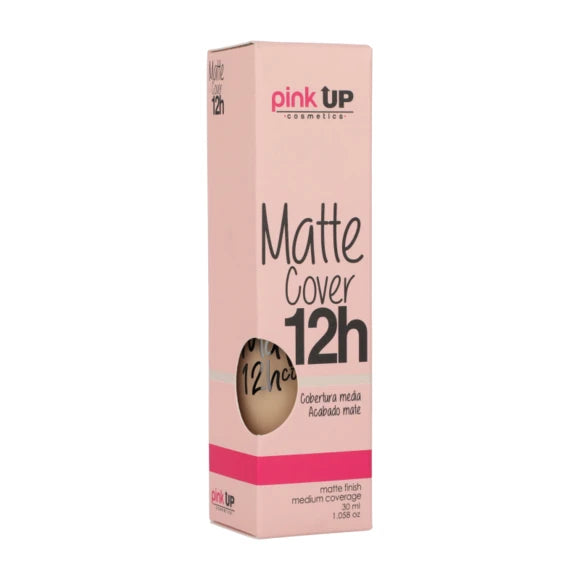Base de Maquillaje Liquida Matte Cover 12h Pink up