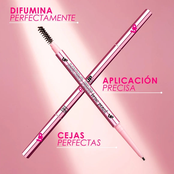 DElineador de cejas lapiz de cera delgado Pink up Micro Fine Brow Pencil