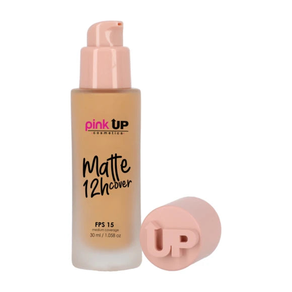 Base de Maquillaje Liquida Matte Cover 12h Pink up
