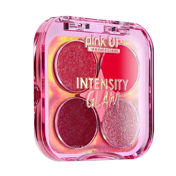 Sombras para ojos Intensity Glam Pink up cuarteto de sombras