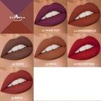 Labiales mousse Matte Italia deluxe todos los tonos
