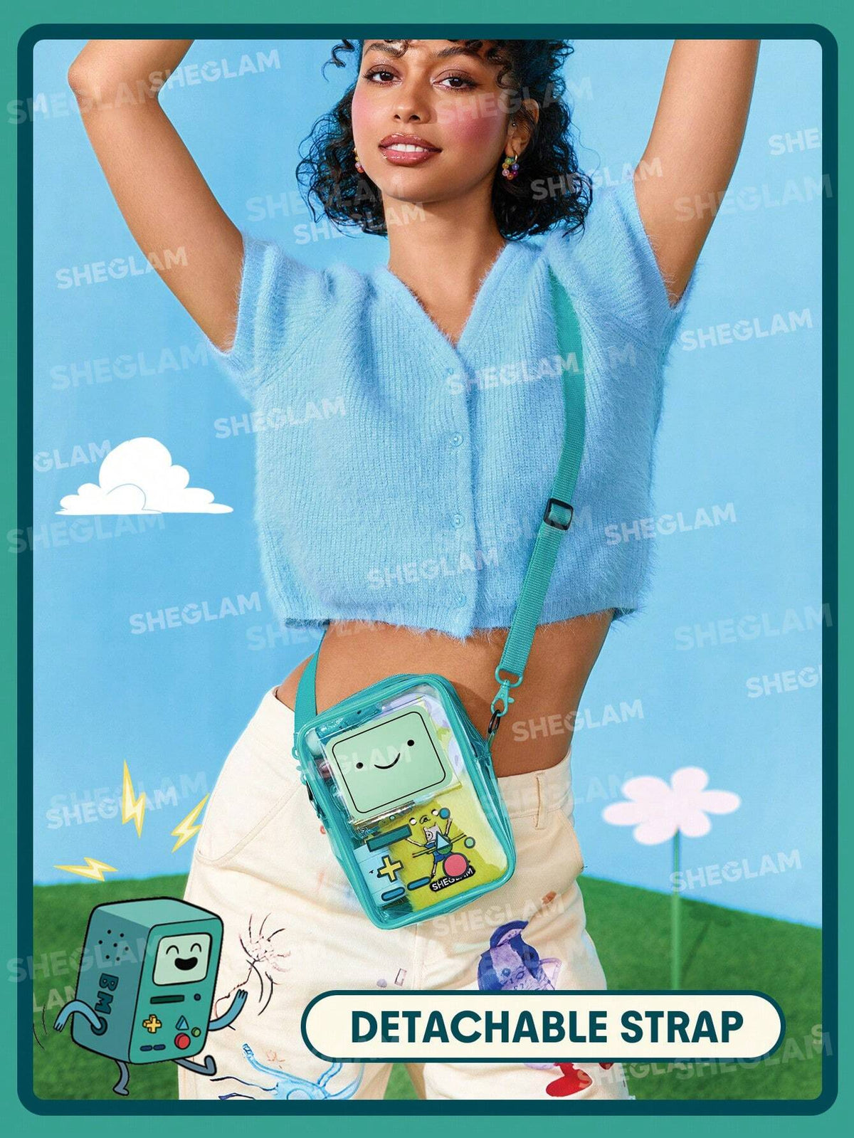Adventure Time | SHEGLAM Bolsa de maquillaje Be More