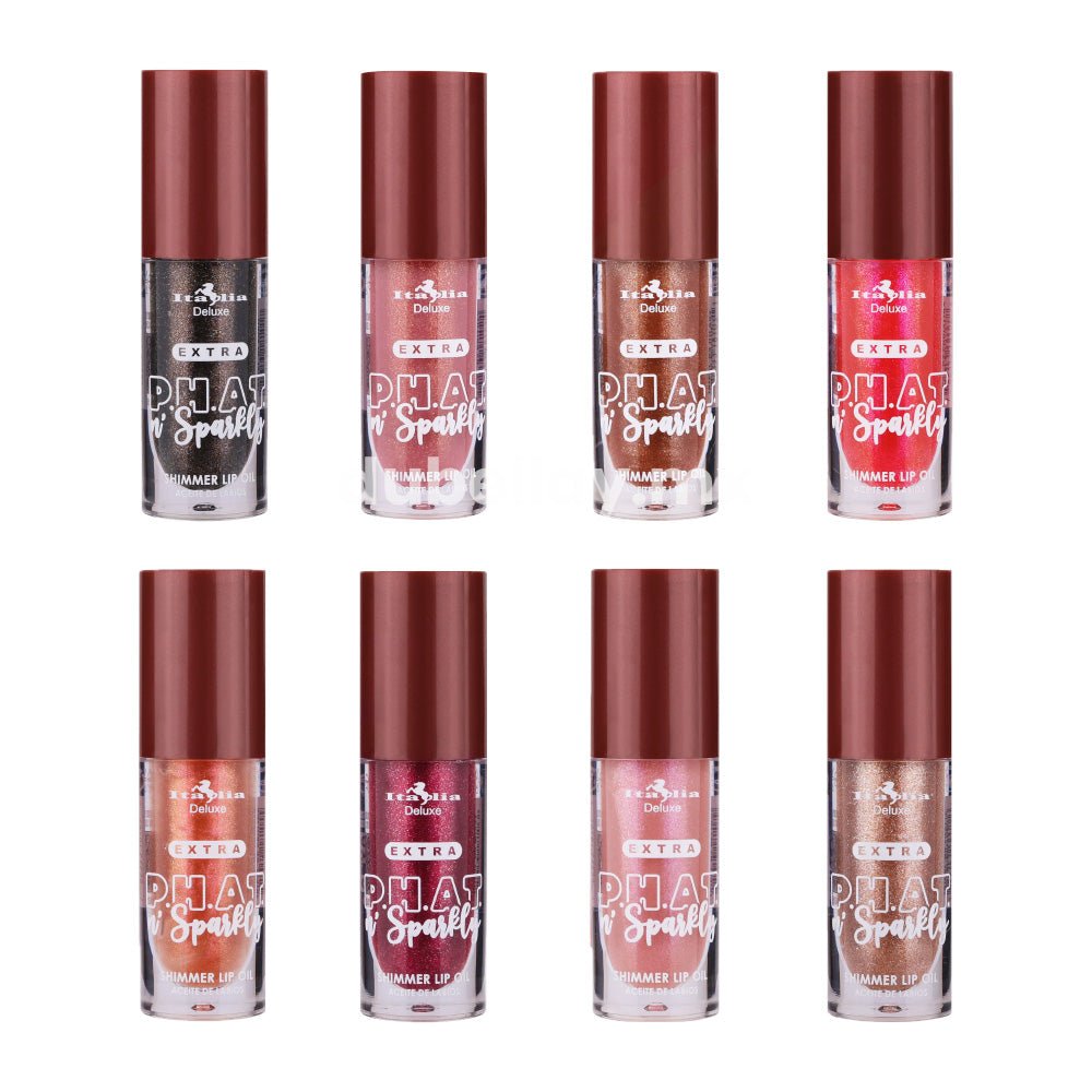 Gloss con Shimmer Extra P.H.A.T. n' Sparkly Shimmer Lip Oil Italia Deluxe