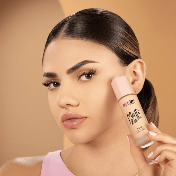Base de Maquillaje Liquida Matte Cover 12h Pink up