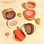 Burgerlicious Kevin and coco paleta de maquillaje para rostro 5 en 1