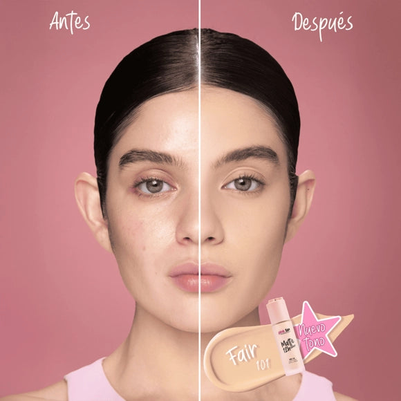 Base de Maquillaje Liquida Matte Cover 12h Pink up