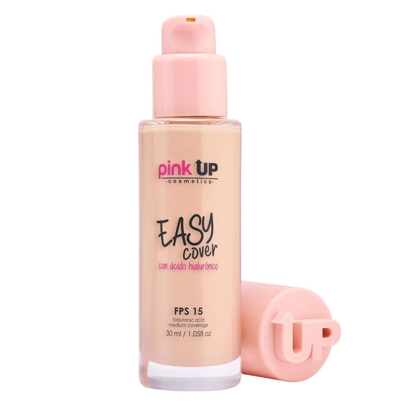 Base de maquillaje de cobertura media con acido hialuronico Pink Up