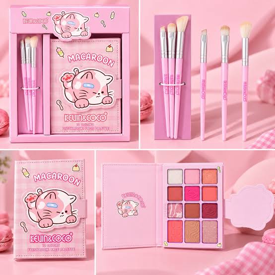 Paleta facial sombras Macaroon Kevin & coco