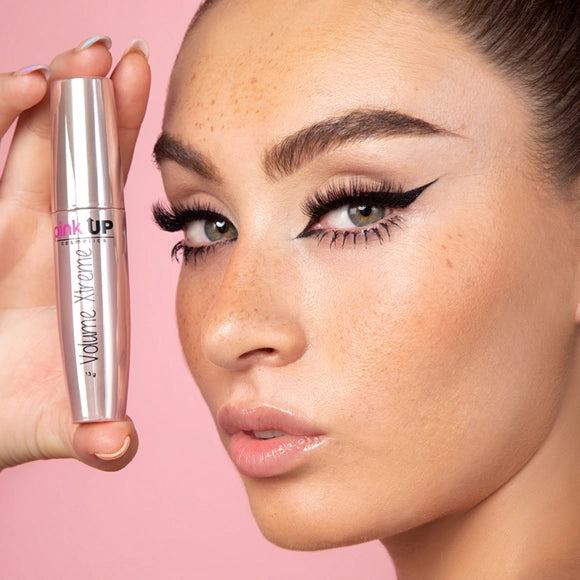 Rimel para pestañas negro Pink up Volumen Xtreme