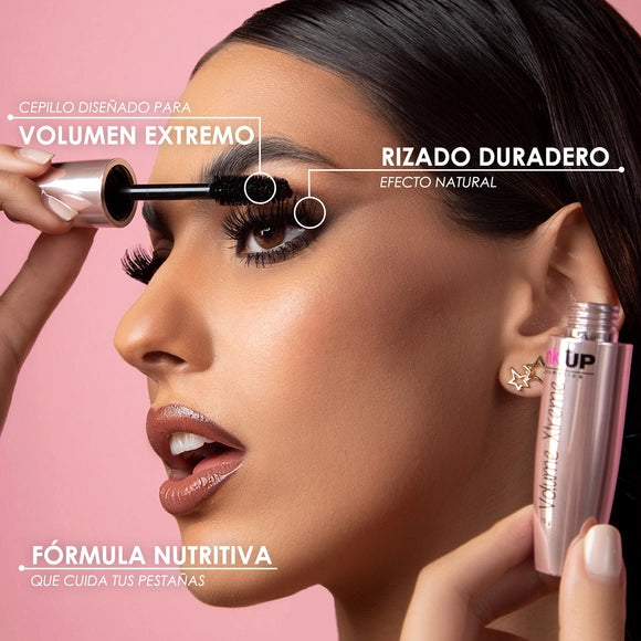 Rimel para pestañas negro Pink up Volumen Xtreme