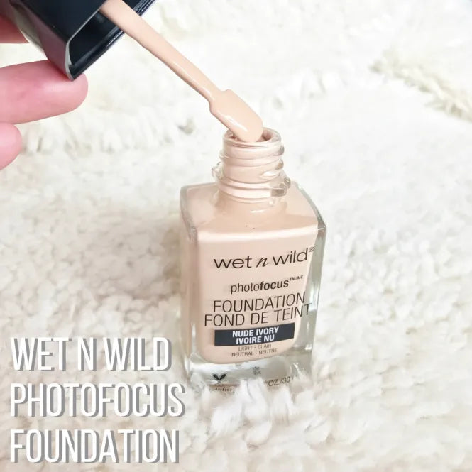 Wet n Wild Photo Focus Foundation Base maquillaje original americano
