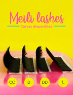 Meili Lashes curva LD y L